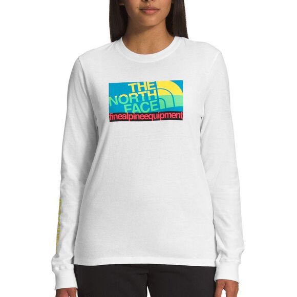 The North Face Women's Graphic Injection Long Sleeve T Shirt Size XL - Picture 1 of 3